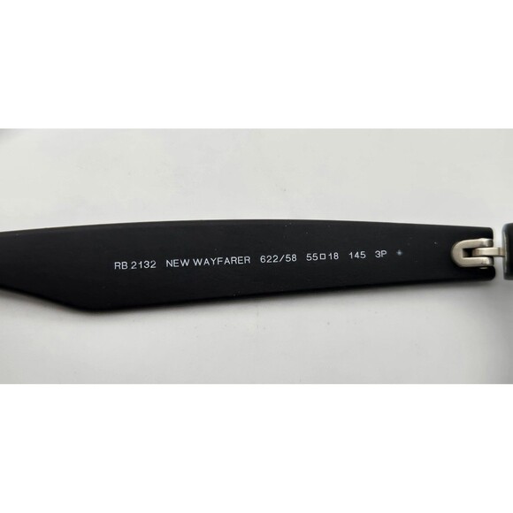 Ray-Ban New Wayfarer RB2132 Eyeglass Frames Black Italy No Lenses Ca - Picture 10 of 13